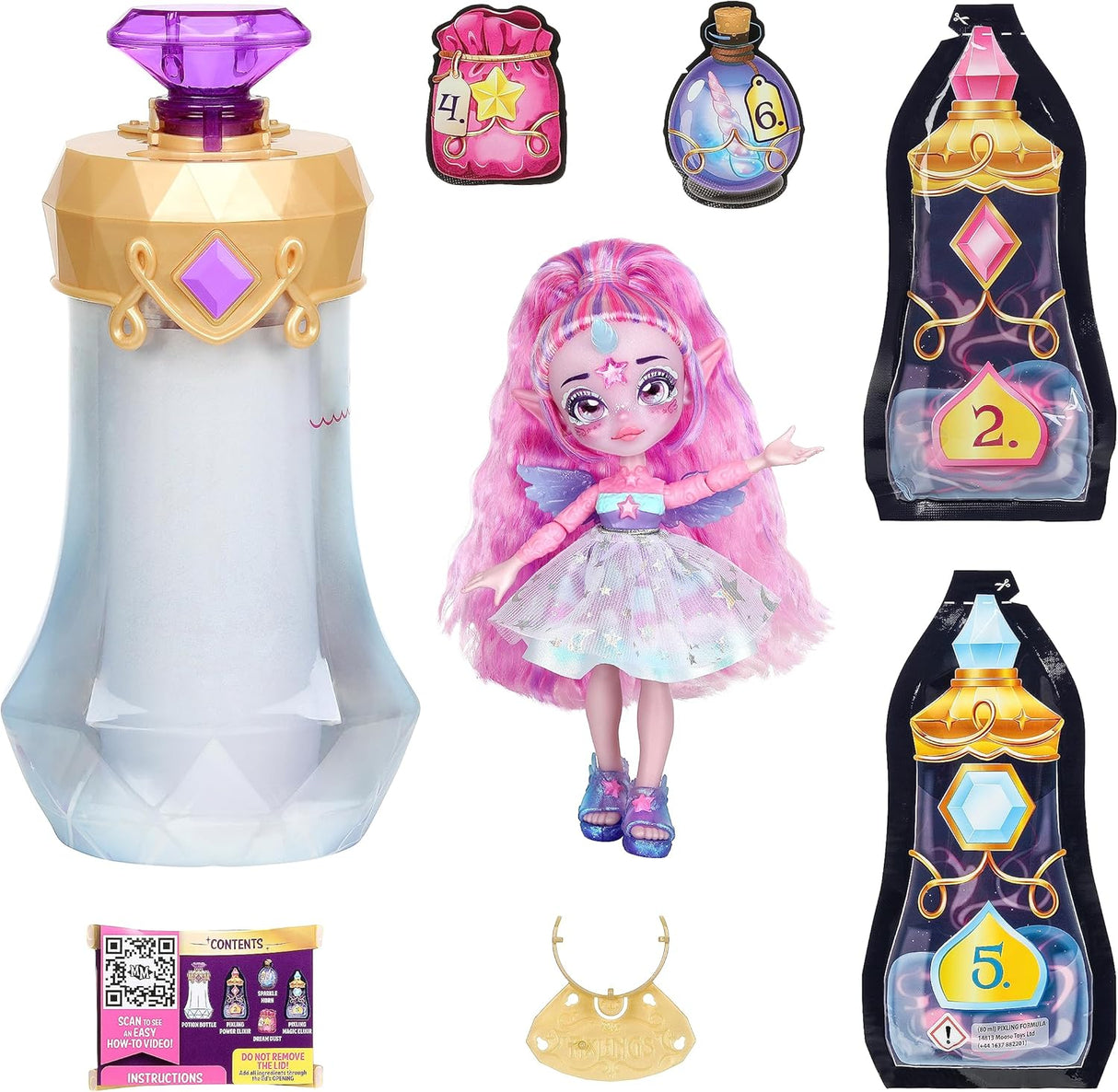 Magic Mixies Unia The Unicorn Pixling 6.5" Doll