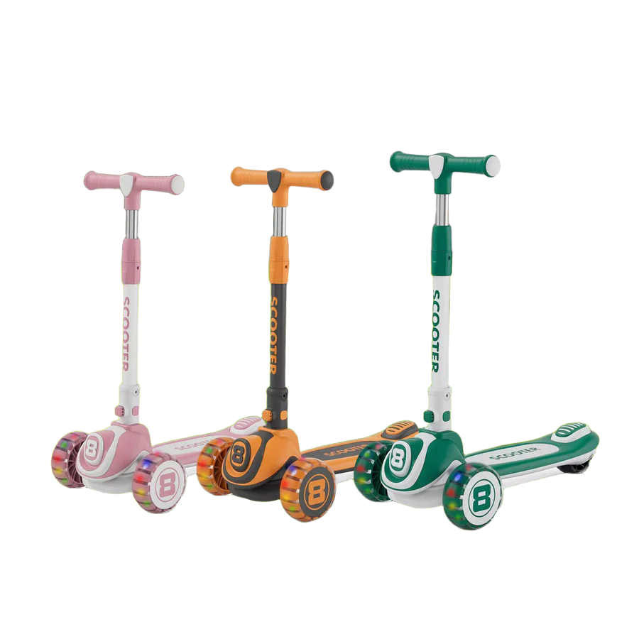 Kids Scooter With Music And Light (Assorted Colors, Sold As Single)