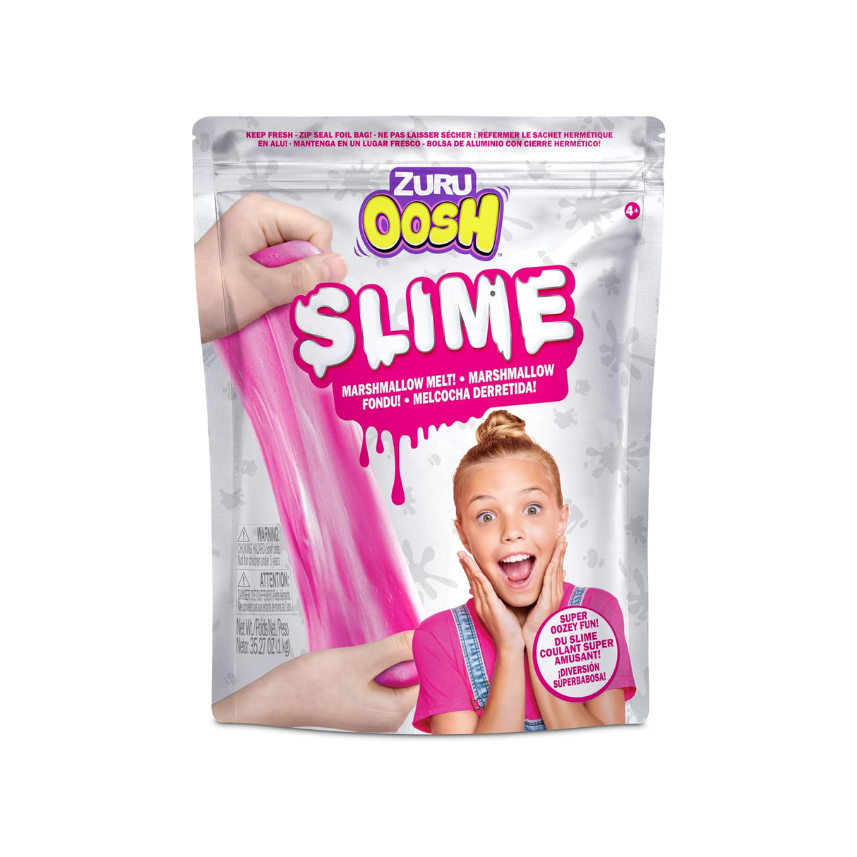 Zuru Oosh Standard Series 1 Slime Medium Foilbag Slime Fun(Assorted Colors, Sold As Single)