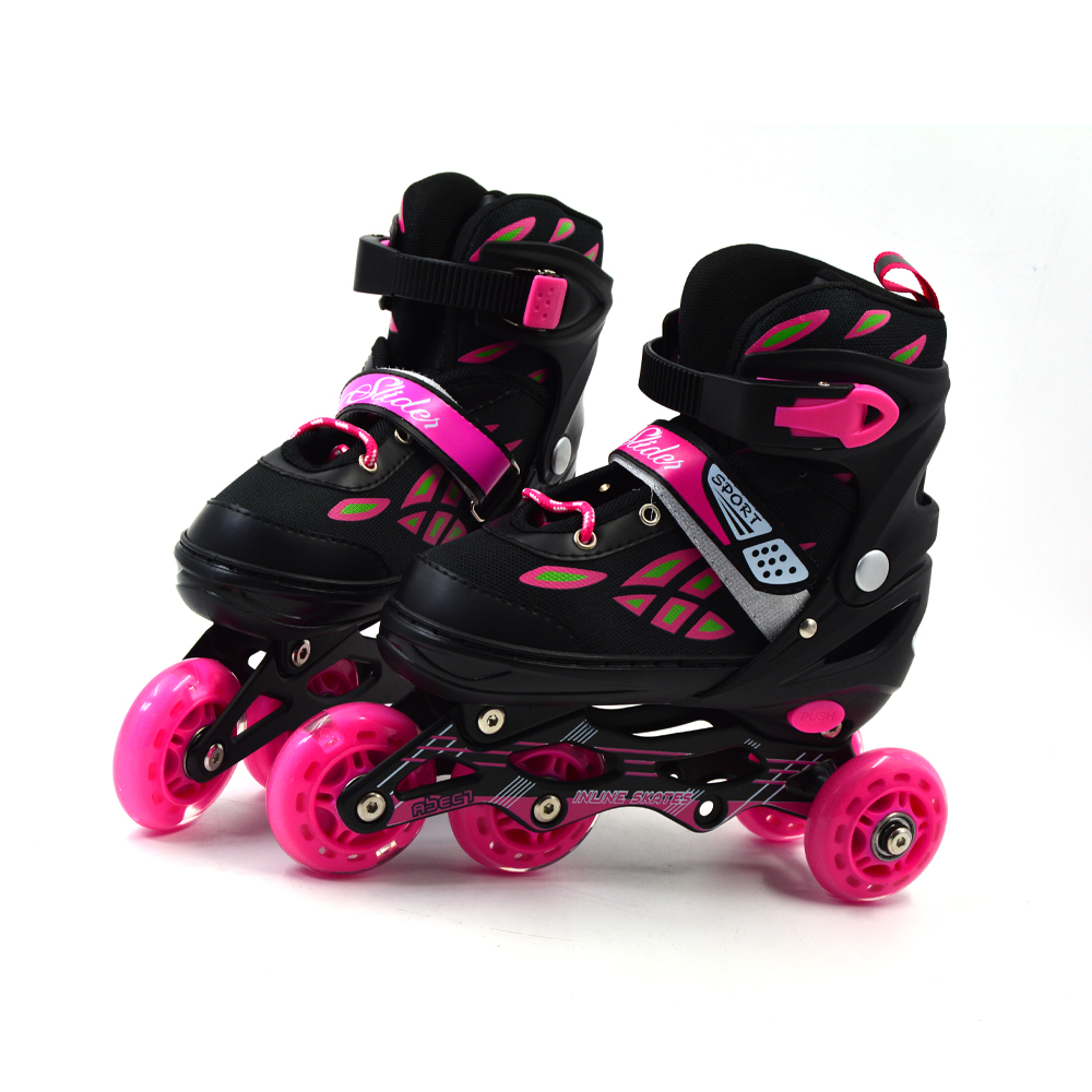 In-Line Skate Set 35-38 (Blue/Pink)