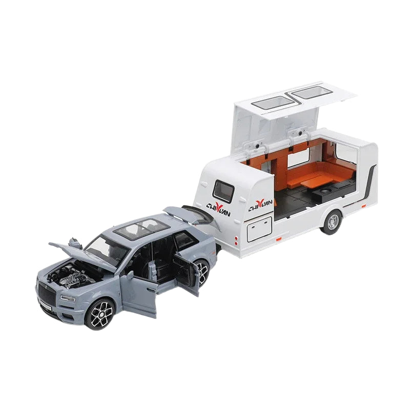 Rolls-Royce Cullinan + Trailer 1:20 (assorted colors, sold as single)