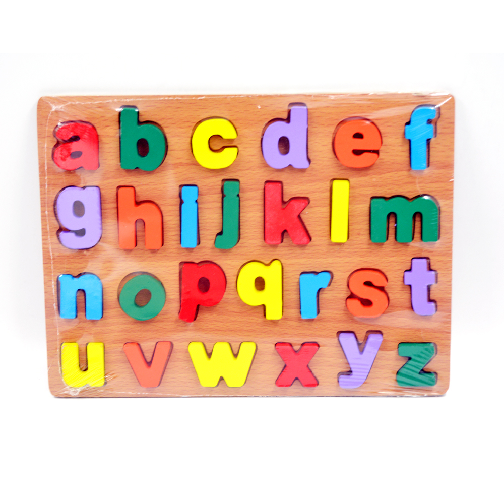 Wooden Colored Small Alphabets