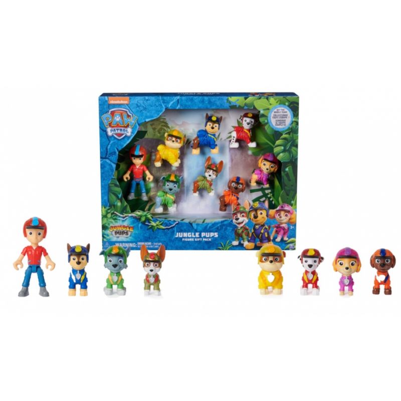 Links to Paw Patrol Jungle Pups Figure Gift Pack 8-Pack by