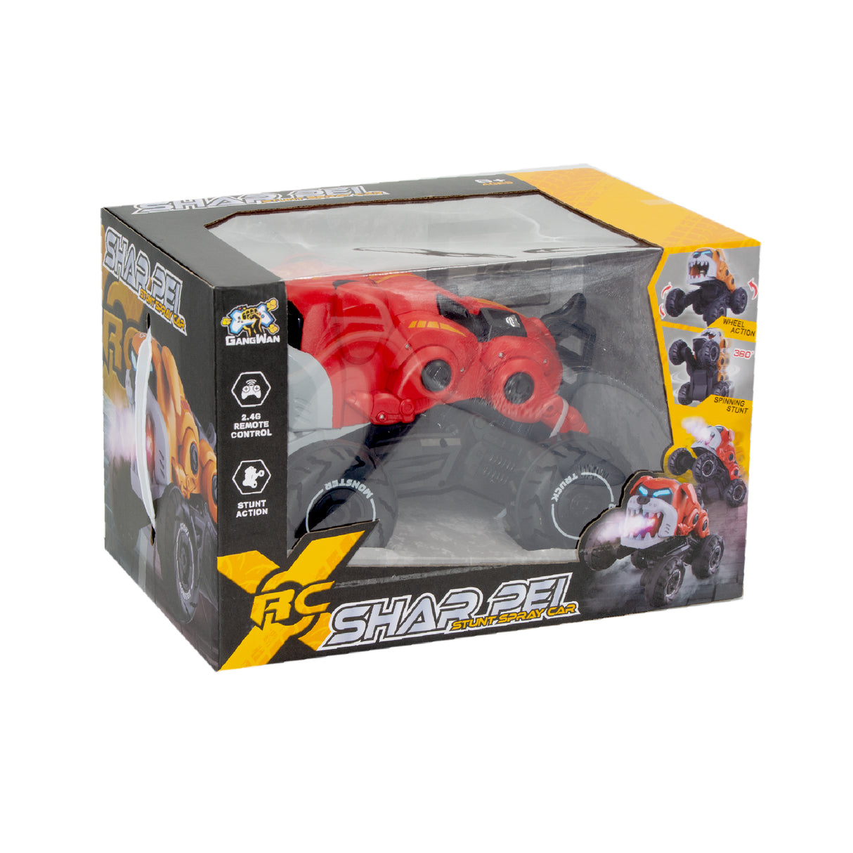 Links to SHARPEI STUNT SPRAY CAR by