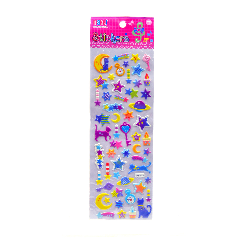 Star Puffy Sticker Assorted
