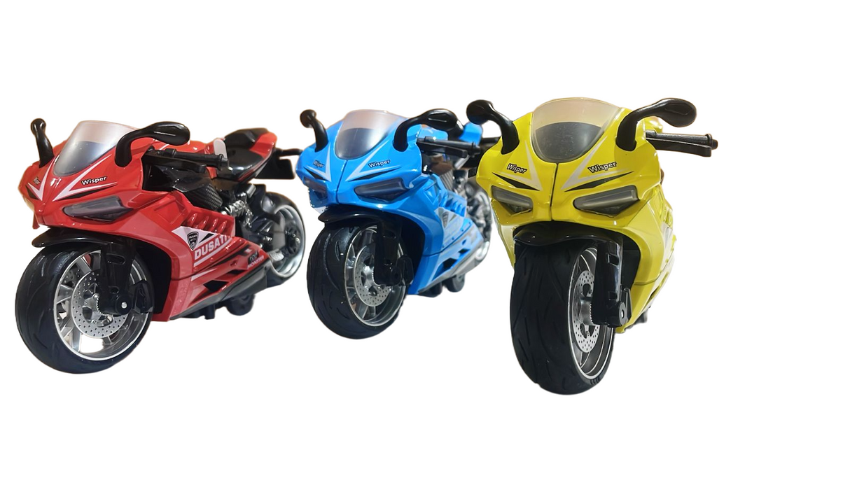 Motorbike Model (3 Assorted Colors, Sold As Single)