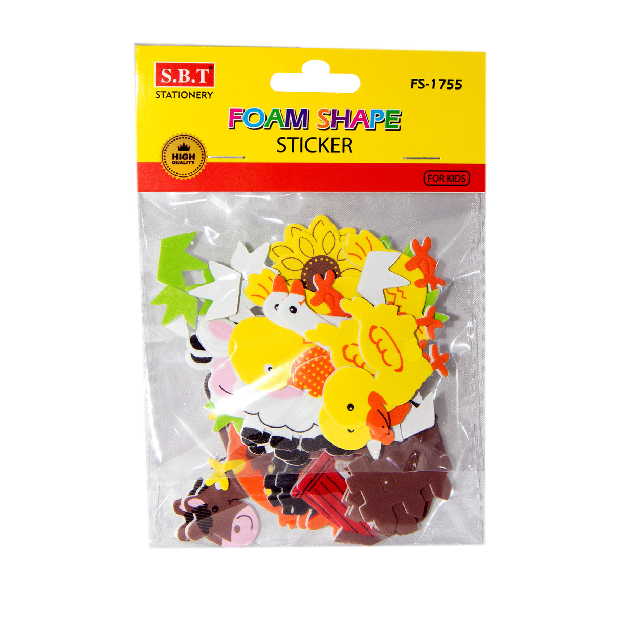 Farm Animals Foam Shape Stickers