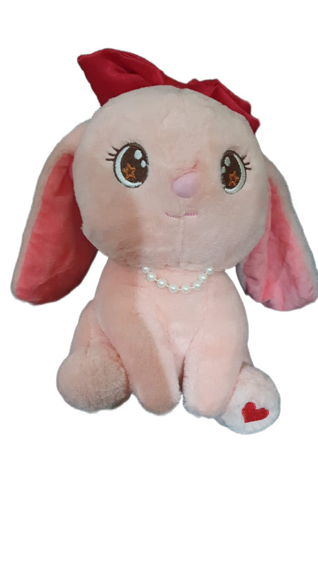 Links to Cute Cat With Big Ears 12 Inch Plush Pink by