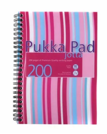 A5 Spiral Jotta Pad – Ruled – Black Cover