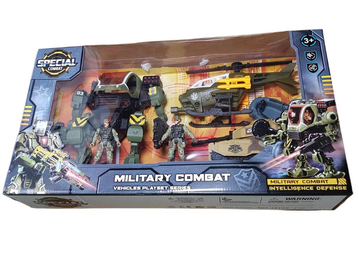 Military Combat Playset for Kids