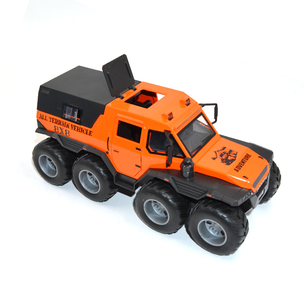 Atv 8x8 Model 1:24 Scale (3 Assorted Colors, Sold As Single)
