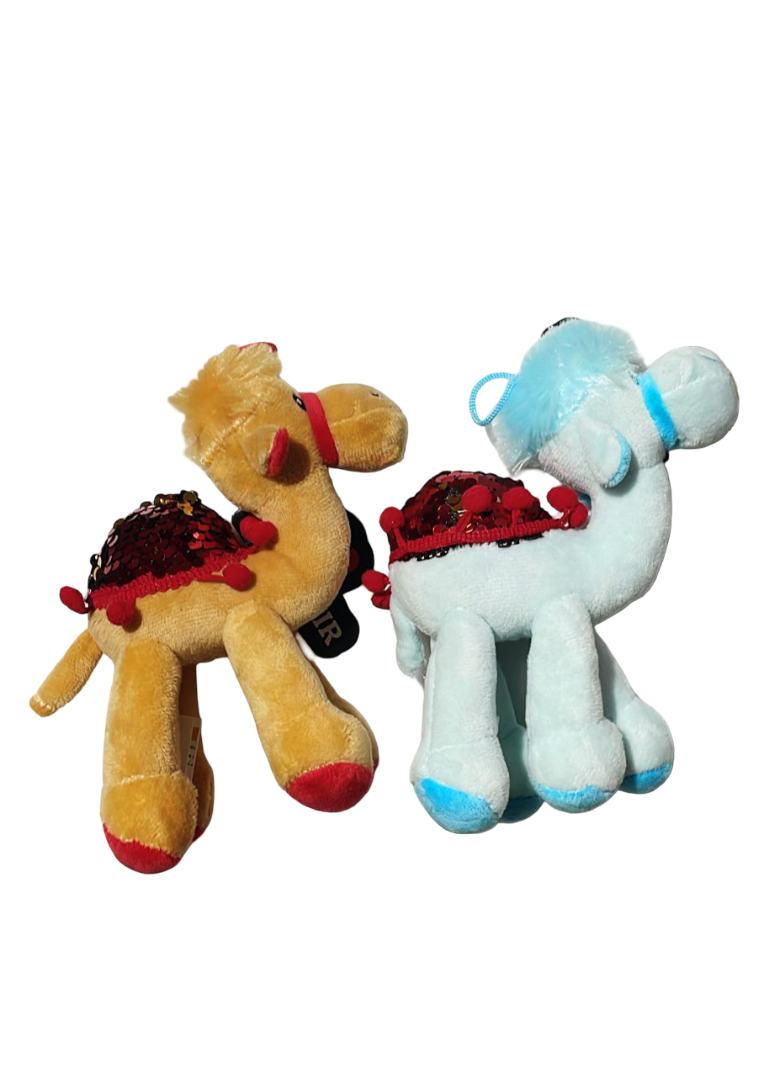 Camel Plush Toy 25 cm Size 3 (Assorted Designs, Sold as Single)
