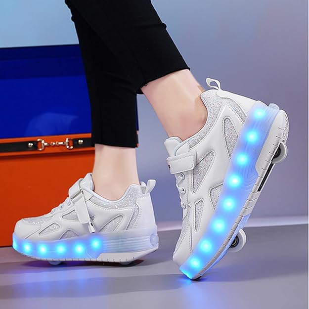 Roller Skates Shoes LED Light Size 36 Assorted