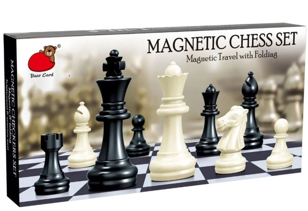 Magnetic Chess Set Small – Portable Foldable Travel Chess Board Game