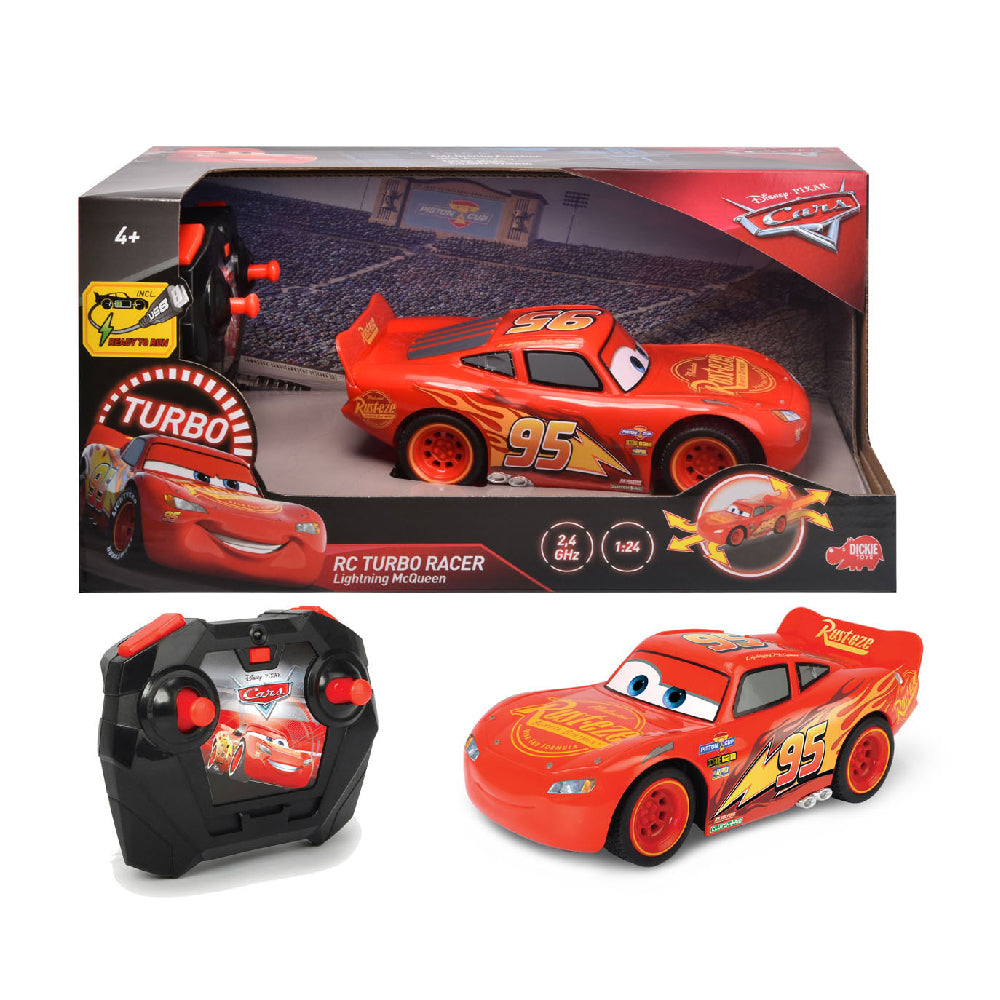 Links to DICKIE  CARS 3 LIGHTNING MCQUEEN RC TURBO RACER by