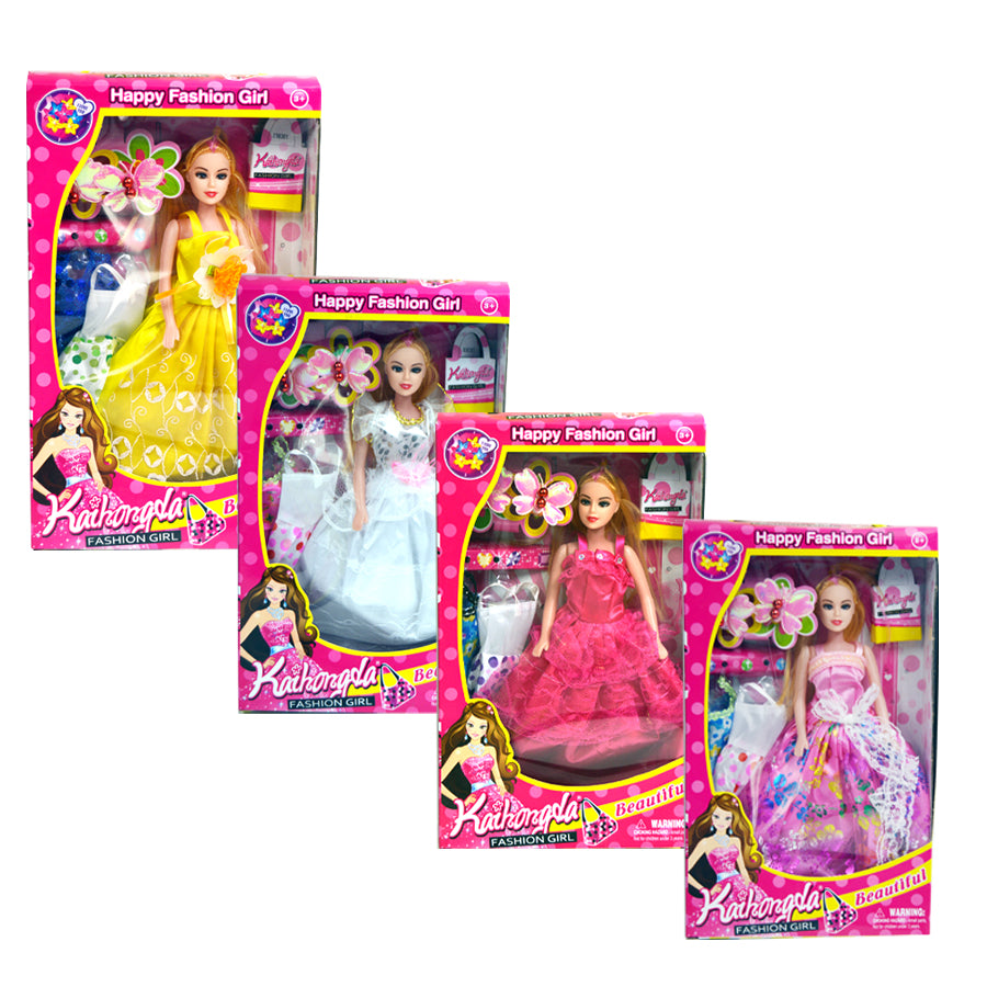 Links to FASHION DOLL WITH ACCESSORIES 4 ASST by