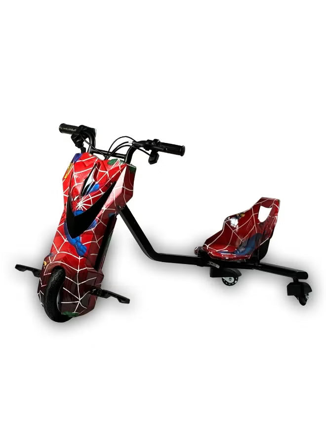 36V Electric Drift Trike for Kids – 3-Wheel Ride-On with LED Lights