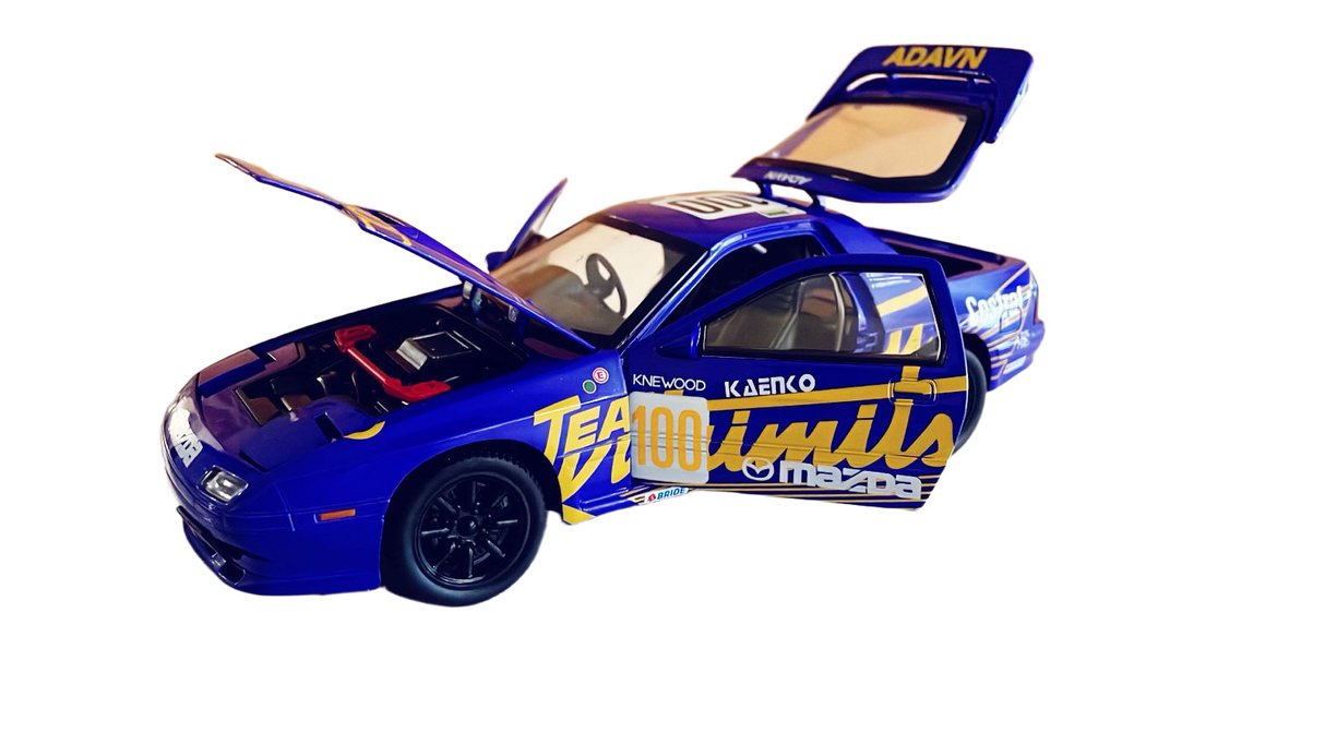 Mazda Rx-7 Model 1:24 Scale (3 Assorted Colors, Sold As Single)