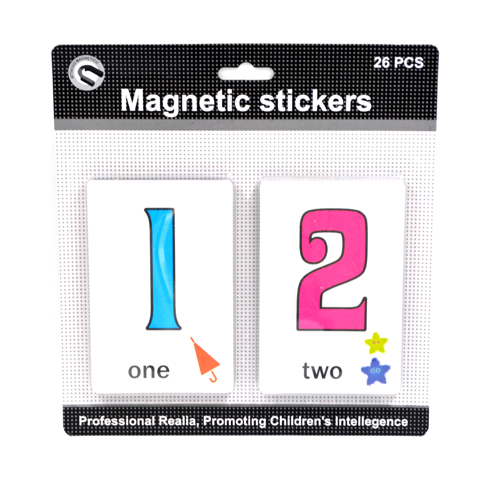 Magnetic Stickers Numbers 26 Pcs