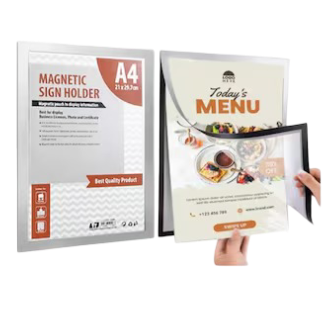 Magnetic Sign Holder – A4