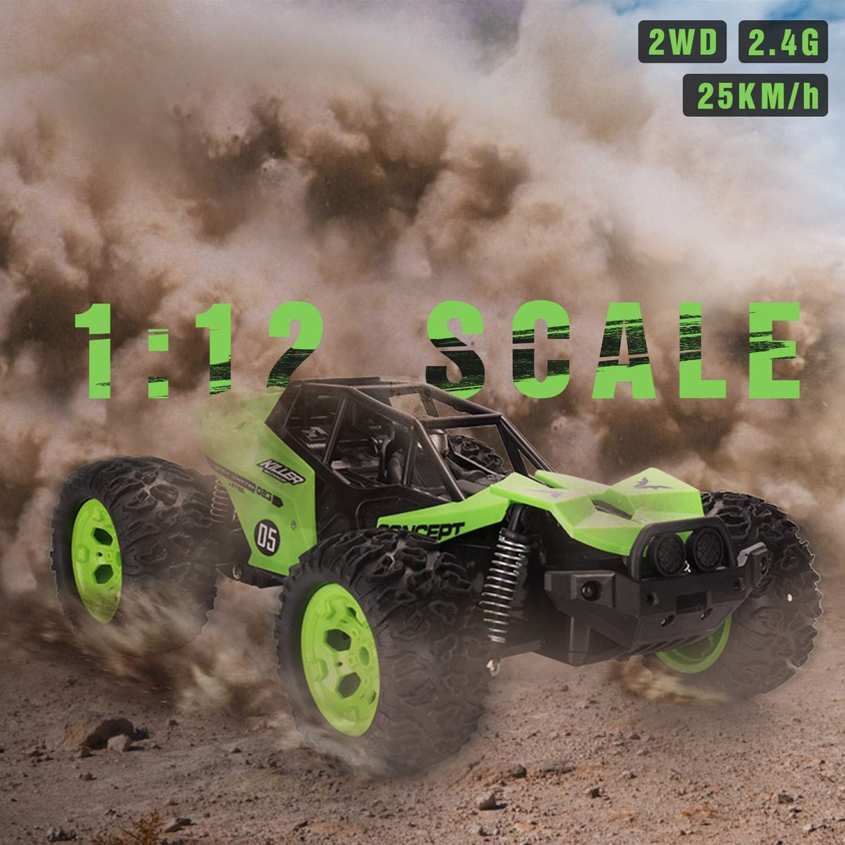 Off-Road Sneak Gallop Beast Model – 1:12 Scale 2.4GHz (Assorted Designs, Sold as Single)