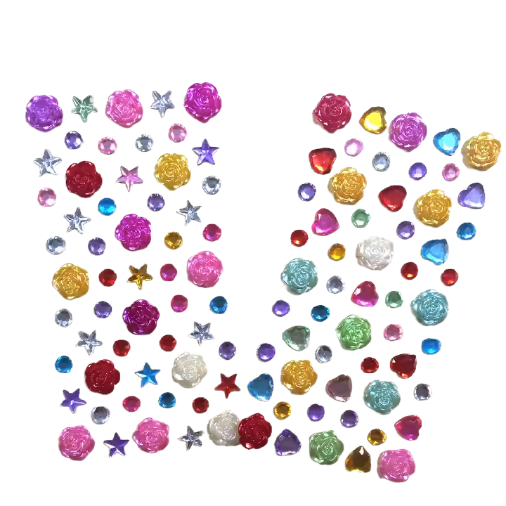 Crystal Star Rhinestone Stickers (Assorted, Sold As Single)