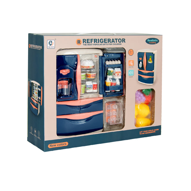 Links to DOUBLE DOOR REFRIGERATOR TOY WITH LIGHT/SOUND  by
