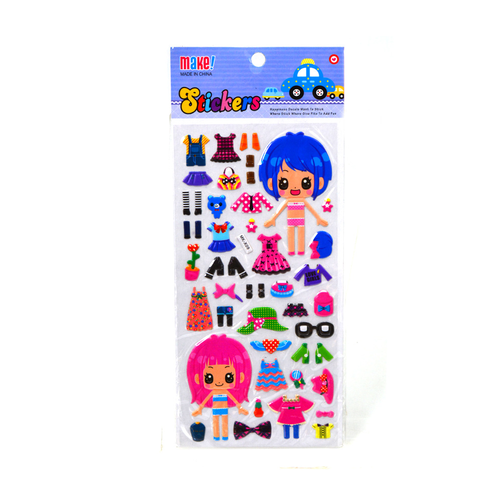Puffy Stickers Dress
