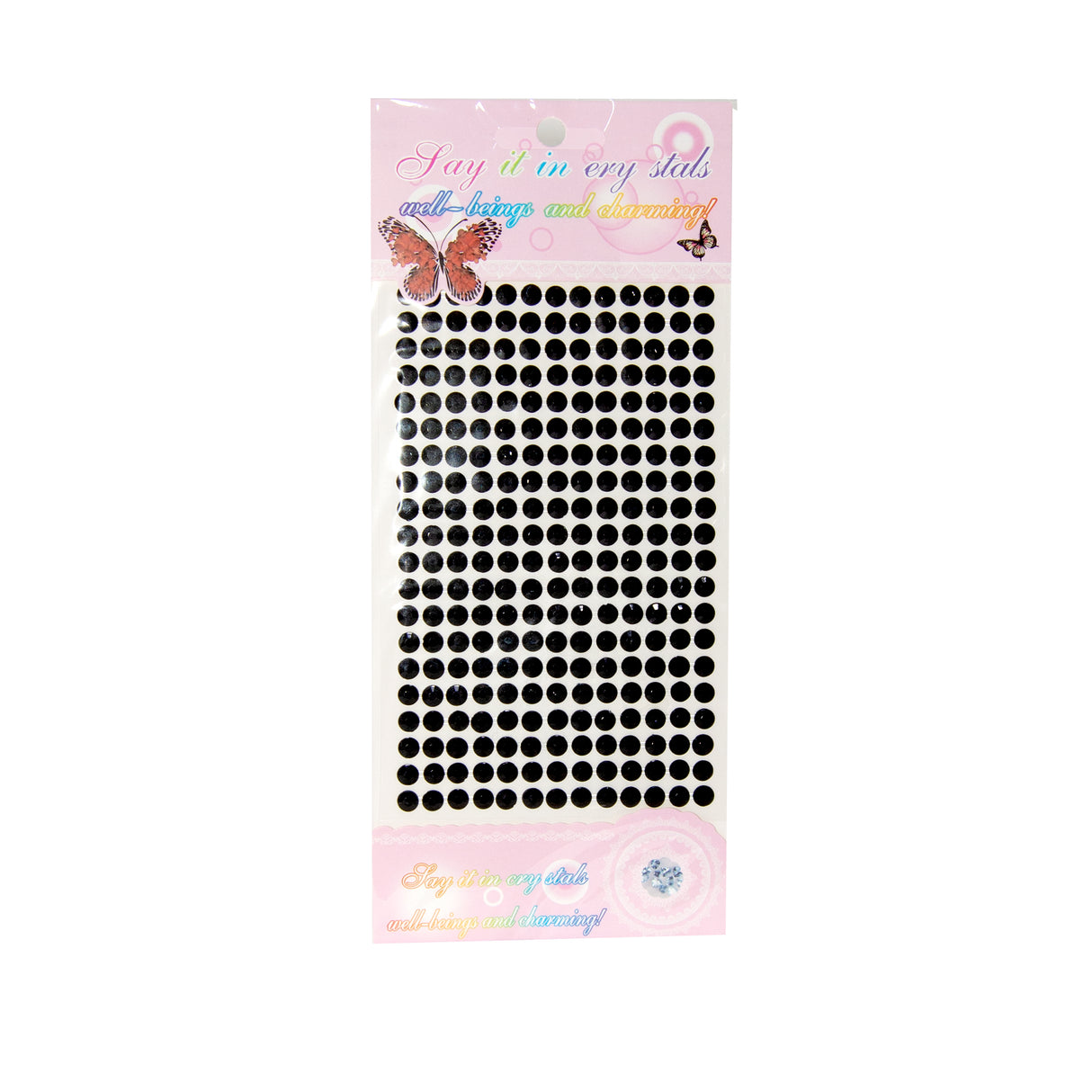 Self Adhesive Sticker Black