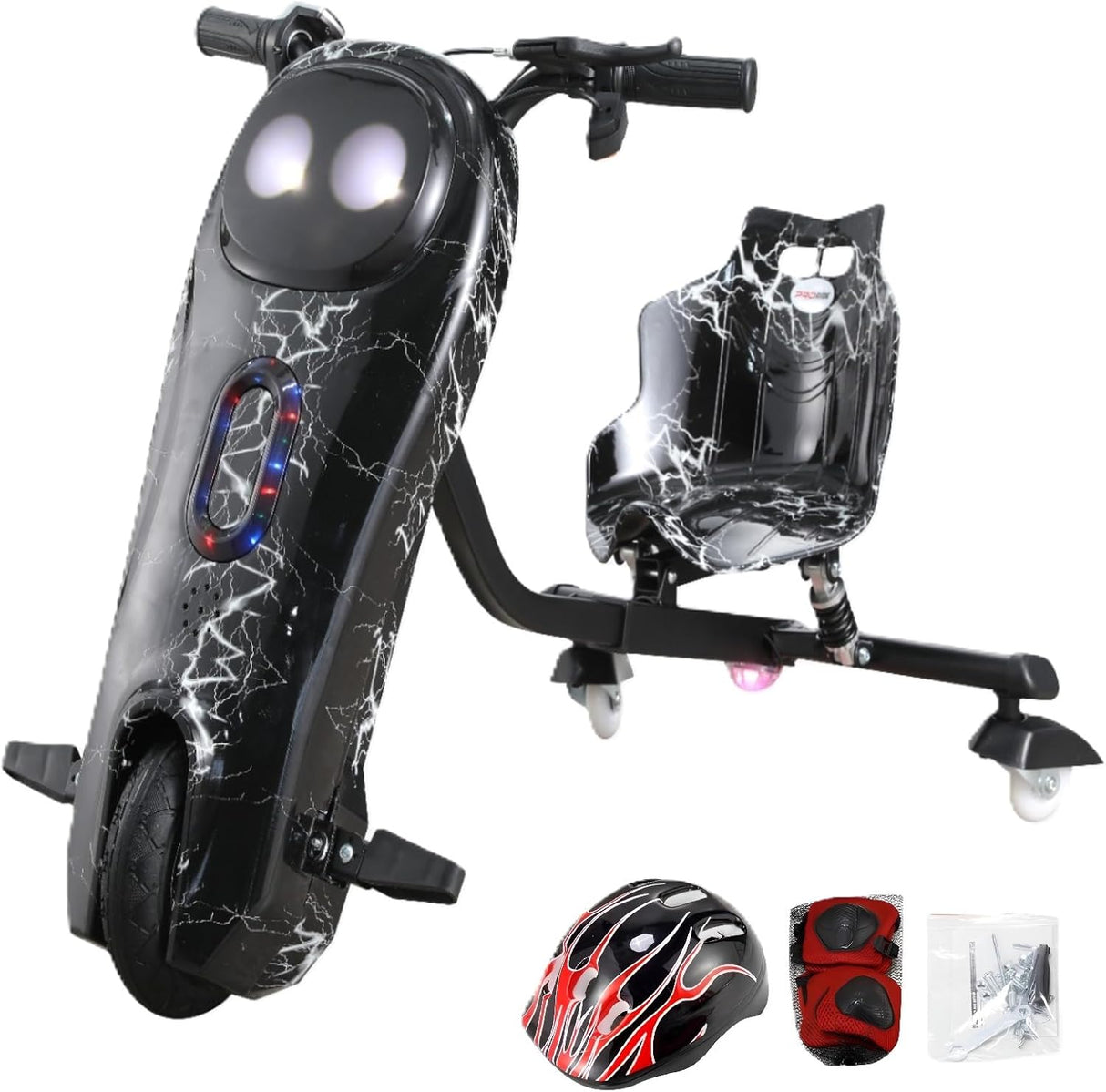 Pro Ride Drift Scooter 36V Black with Light