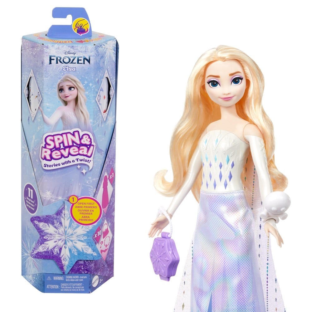 Links to Disney Frozen Spin & Reveal Elsa Fashion Doll Set by