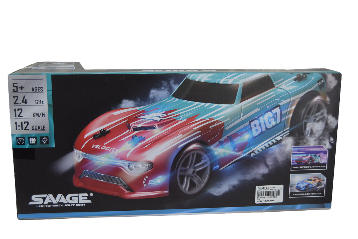 Savage High Speed Light Car with LED Lights