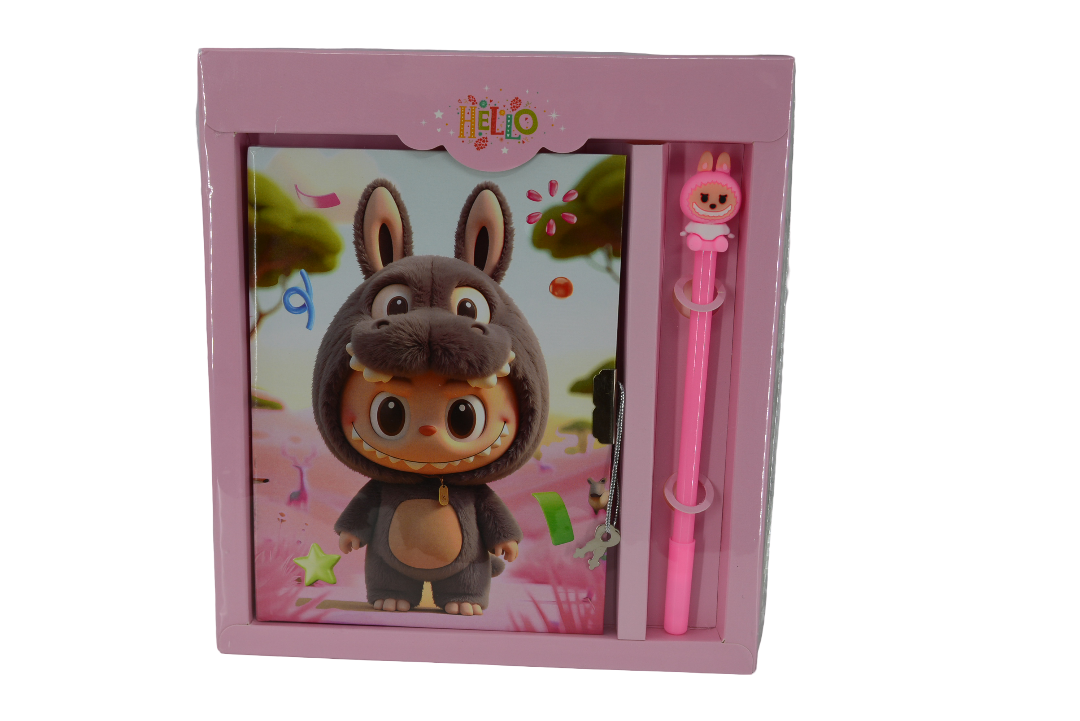 Labubu Notebook with Pen (Assorted Designs, Sold as Single)