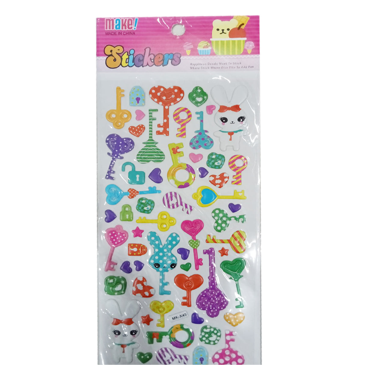 Puffy Stickers Keys