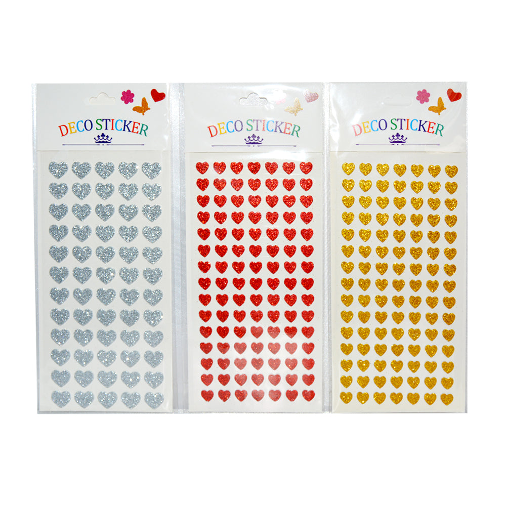 Glitter Puffy Sticker Assorted