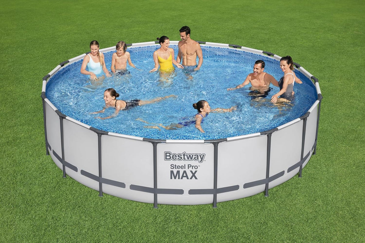 Bestway Steel Pro Max Round Frame Pool 5.49m x 1.22m 56462