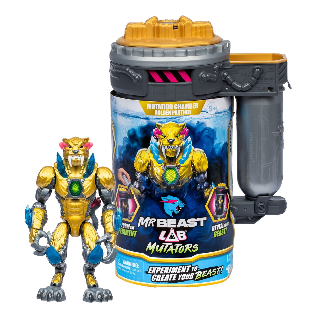 Mutators Golden Panther Action Figure, Mutate the Ultimate Beast