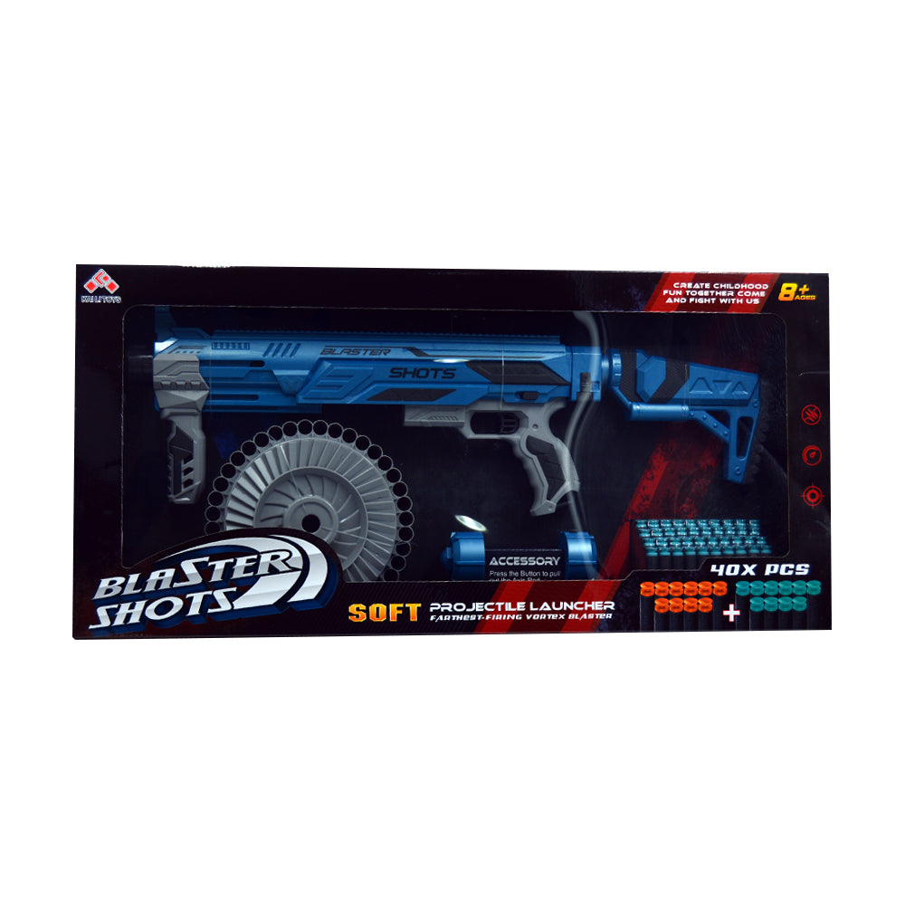 Links to BLASTER SHOTS SOFT PROJECT LAUNCHER 3 ASST COLORS by