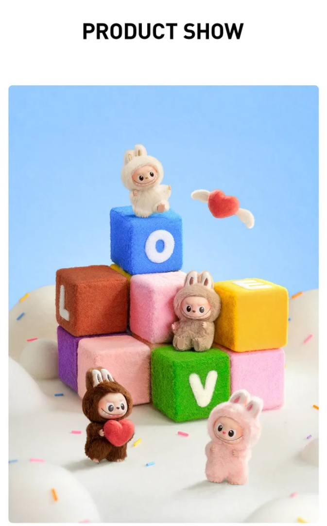 Labubu Pin for Love A-M Single Blind Box