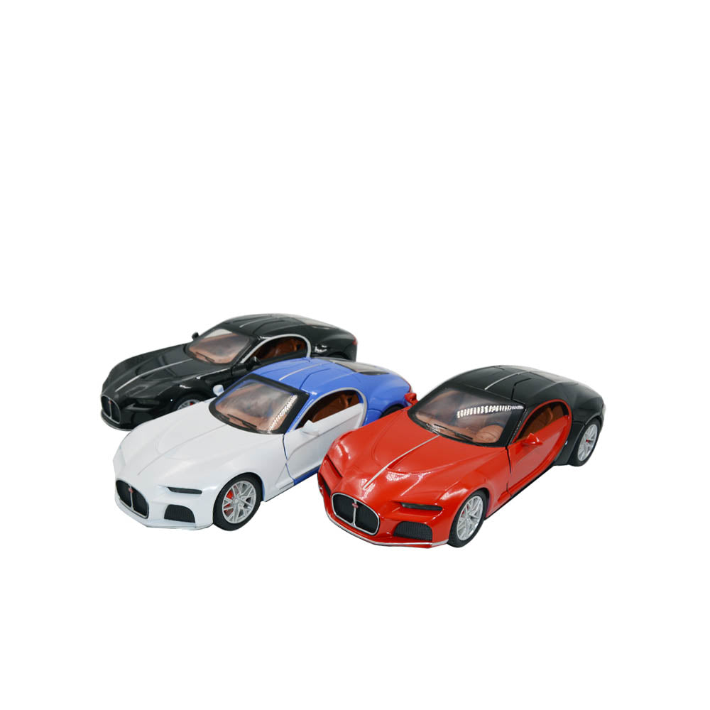 Bugatti Chiron Model 1:24 Scale (3 Assorted Colors, Sold As Single)