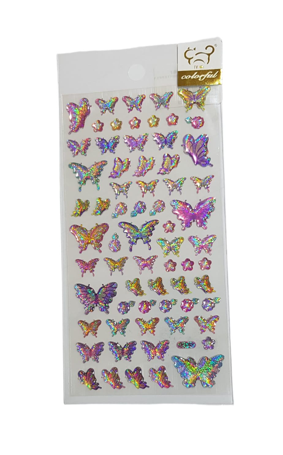 Glitter Resin Butterfly Sticker