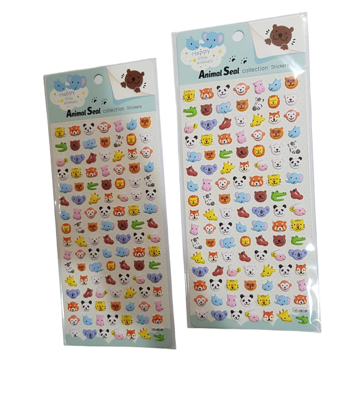 Animal Seal Collection Stickers Puffy Sticker Pack