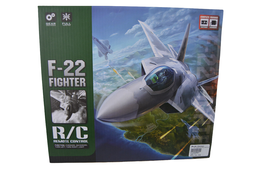 Remote-controlled (RC) airplane toy