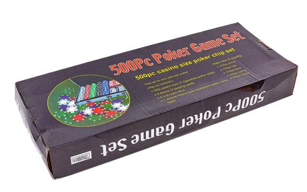 Poker Set with 500 Chips