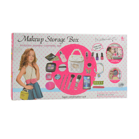 Make Up Storage Box Set (Assorted Colors, Sold As Single)