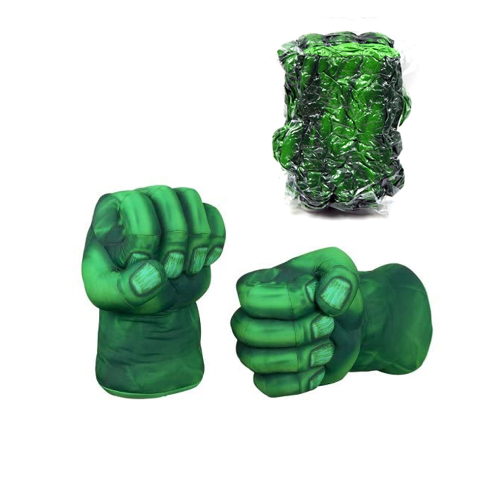 Marvel Hulk Smash Gloves – Soft Role Play Costume Gloves for Kids