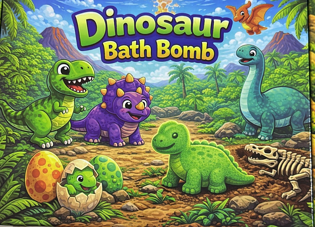 Dinosaur Bath Bombs Bubble Bath Shower Ball