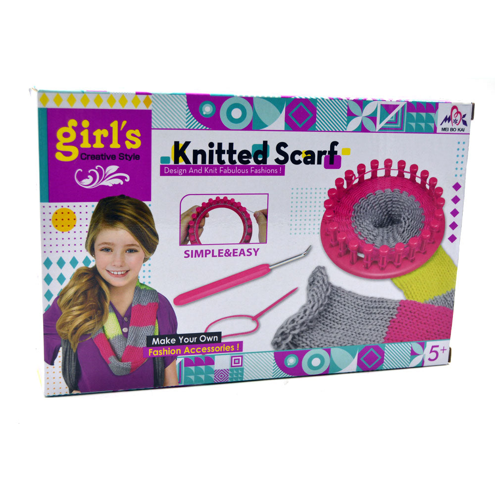 Links to GIRLS CREATIVE STYLE KINITTED SCARF by
