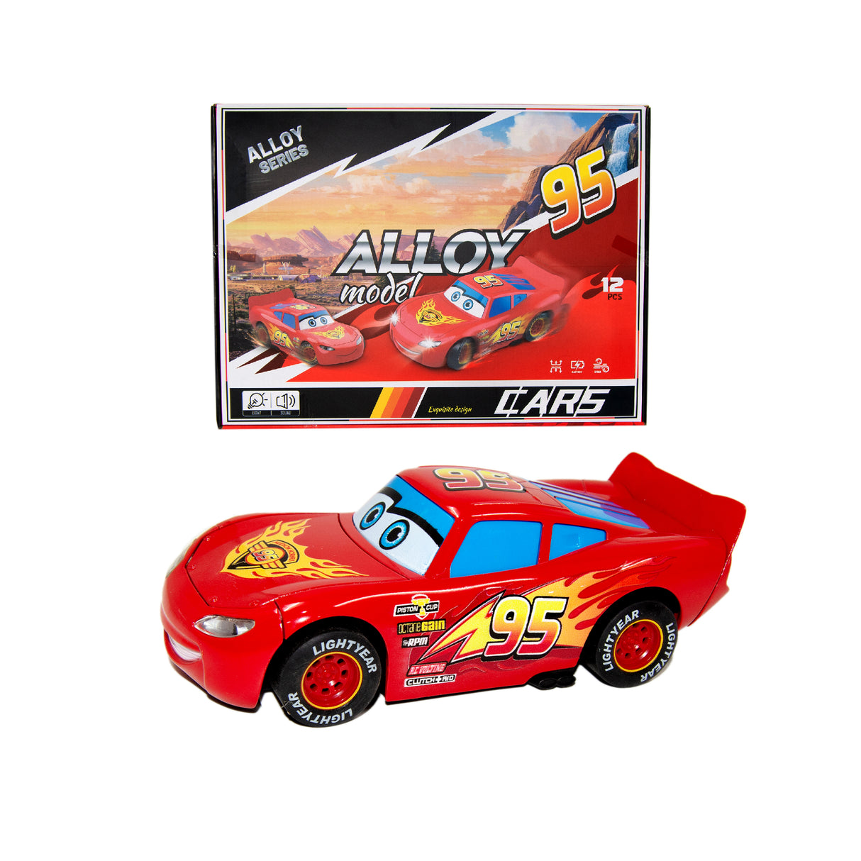 Links to DIE-CAST LIGHTNING MCQUEEN CAR by