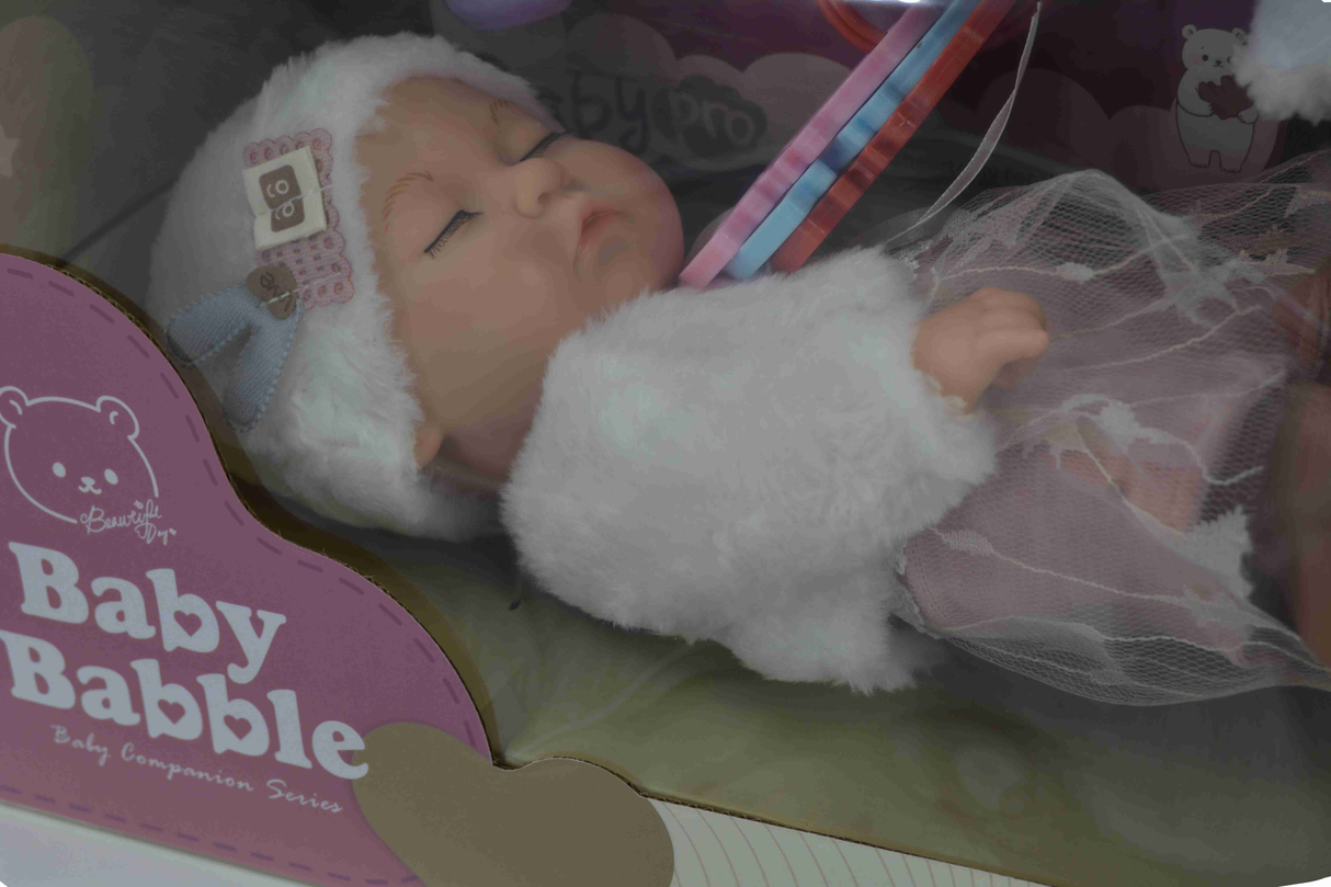 Baby Babble Soft Doll Cuddly & Safe for Toddlers